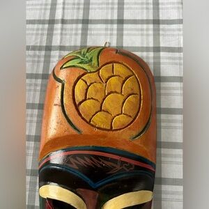 1980’s F.Fabious hand carved wooden Mask